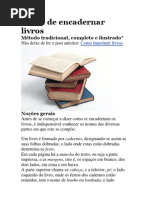 a arte de encadernar livros